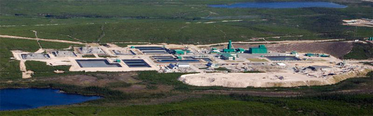Mine souterraine de McArthur River au Canada, le plus grand producteur d'uranium au monde